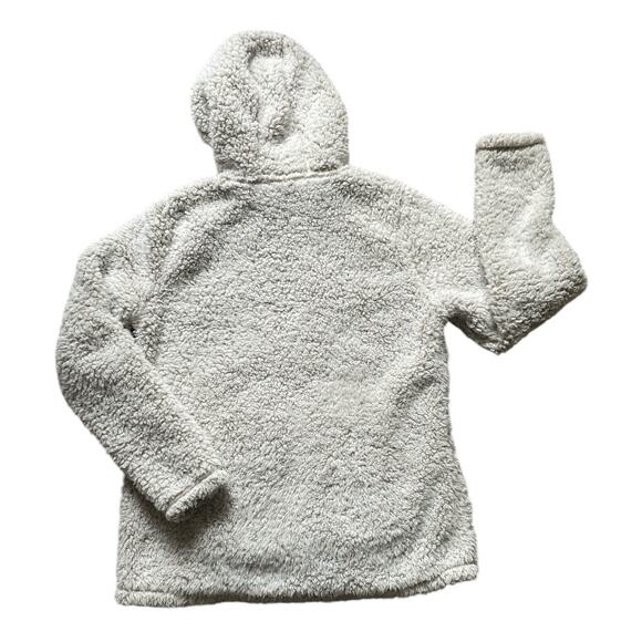 Reebok Womens/Teens Sherpa Full Zip Jacket Hoodie Large Loungewear Baggy - Picture 7 of 8